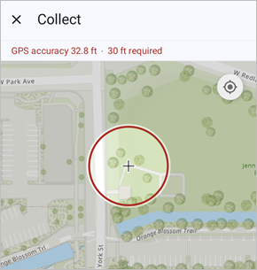 Inadequate GPS accuracy Inadequate GPS accuracy